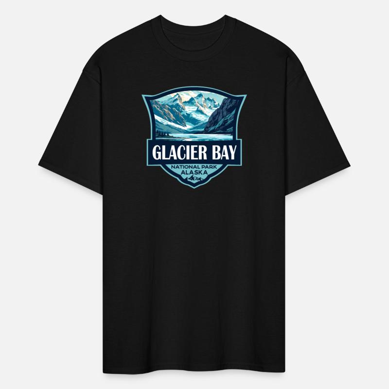 Glacier Bay National Park Illustration Travel Art