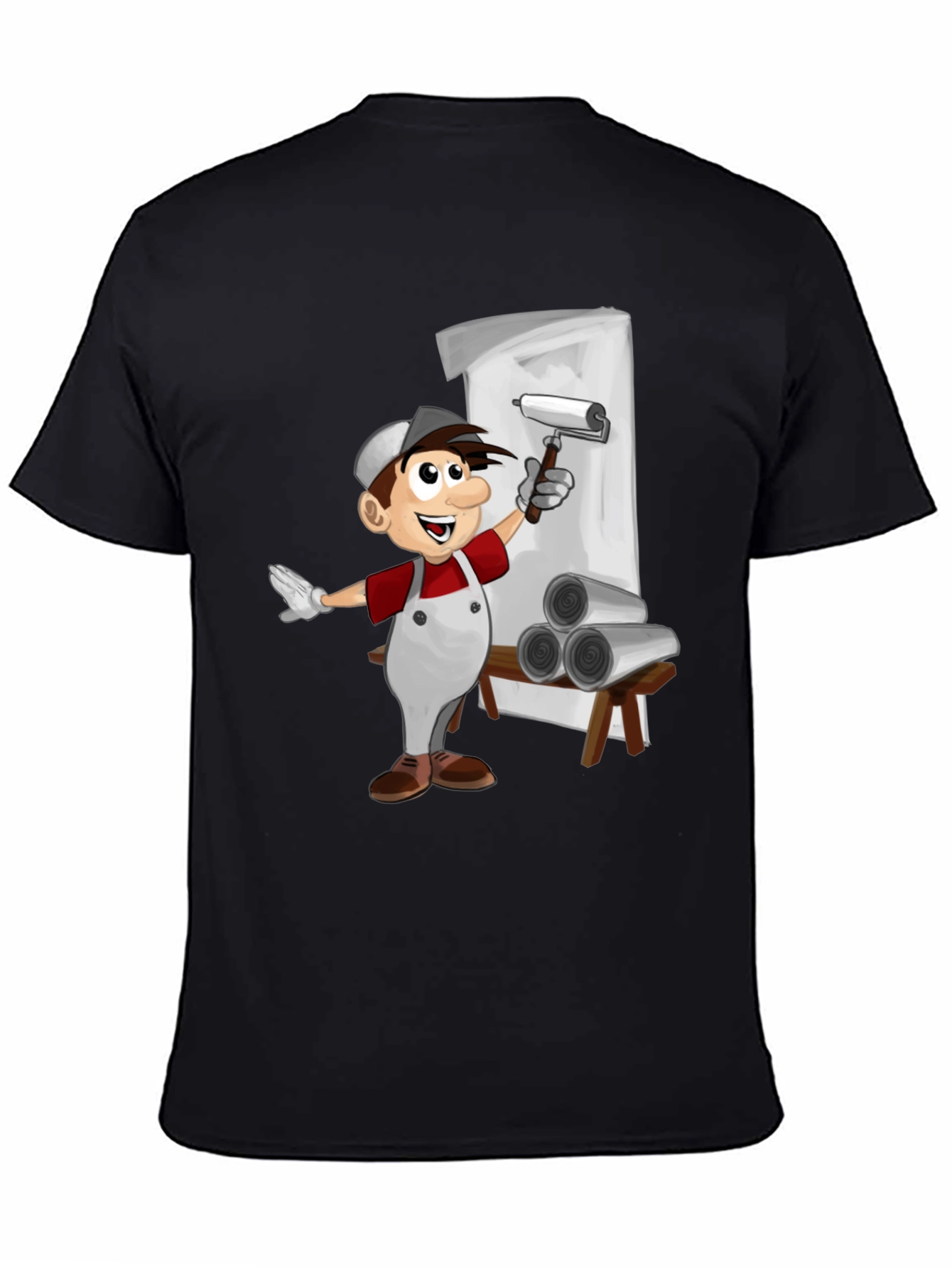 Painter Cartoon T-Shirt - Fun Graphic Tee