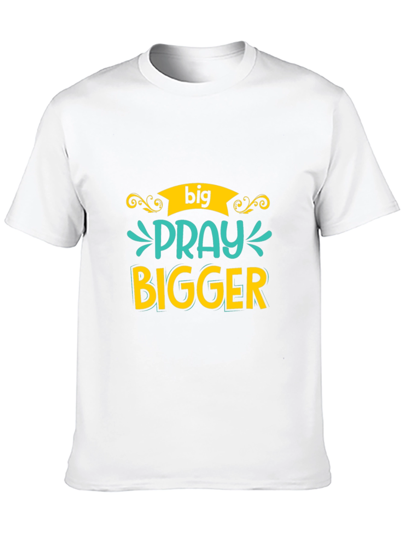 Big Pray Bigger Black Tee