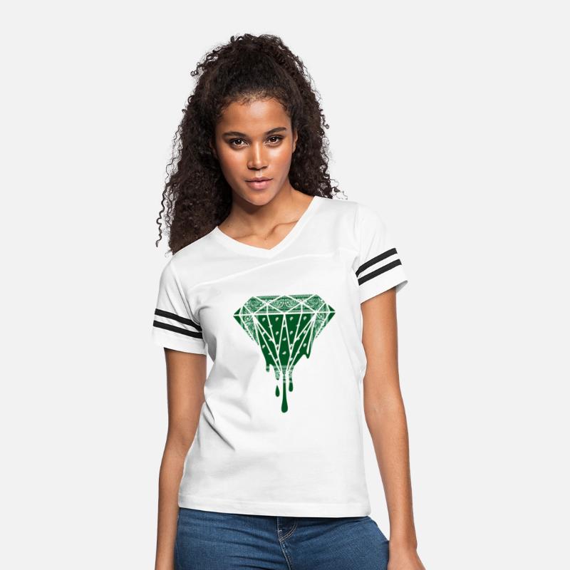 Green Bandana Diamond Emerald Dripg Hip Hop Street