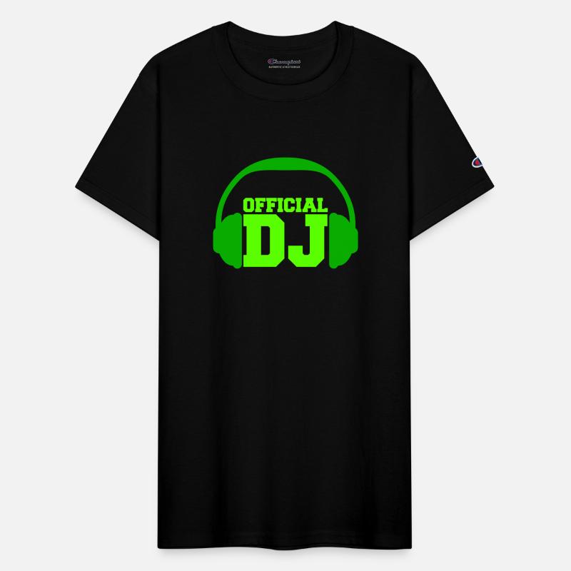 Green Official DJ Headphone Club Disco Music Party