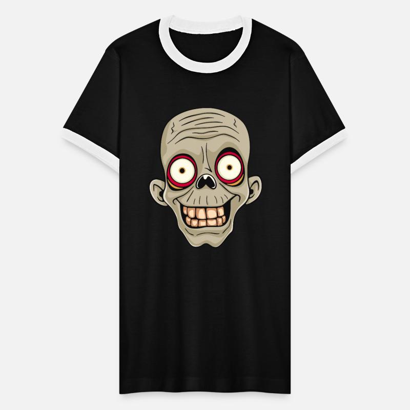 Grinning Zombie With Freaky Eyes