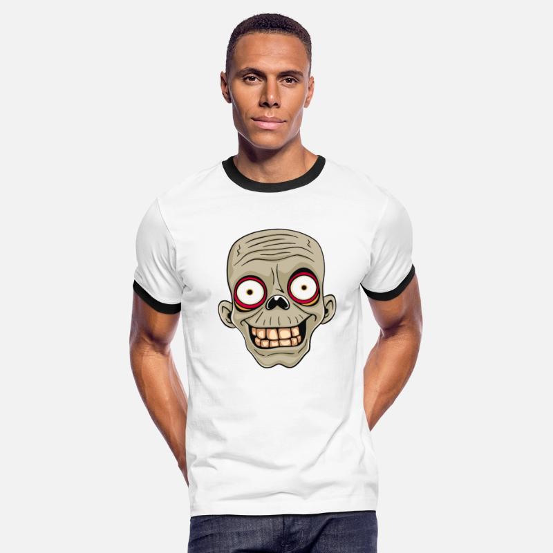 Grinning Zombie With Freaky Eyes