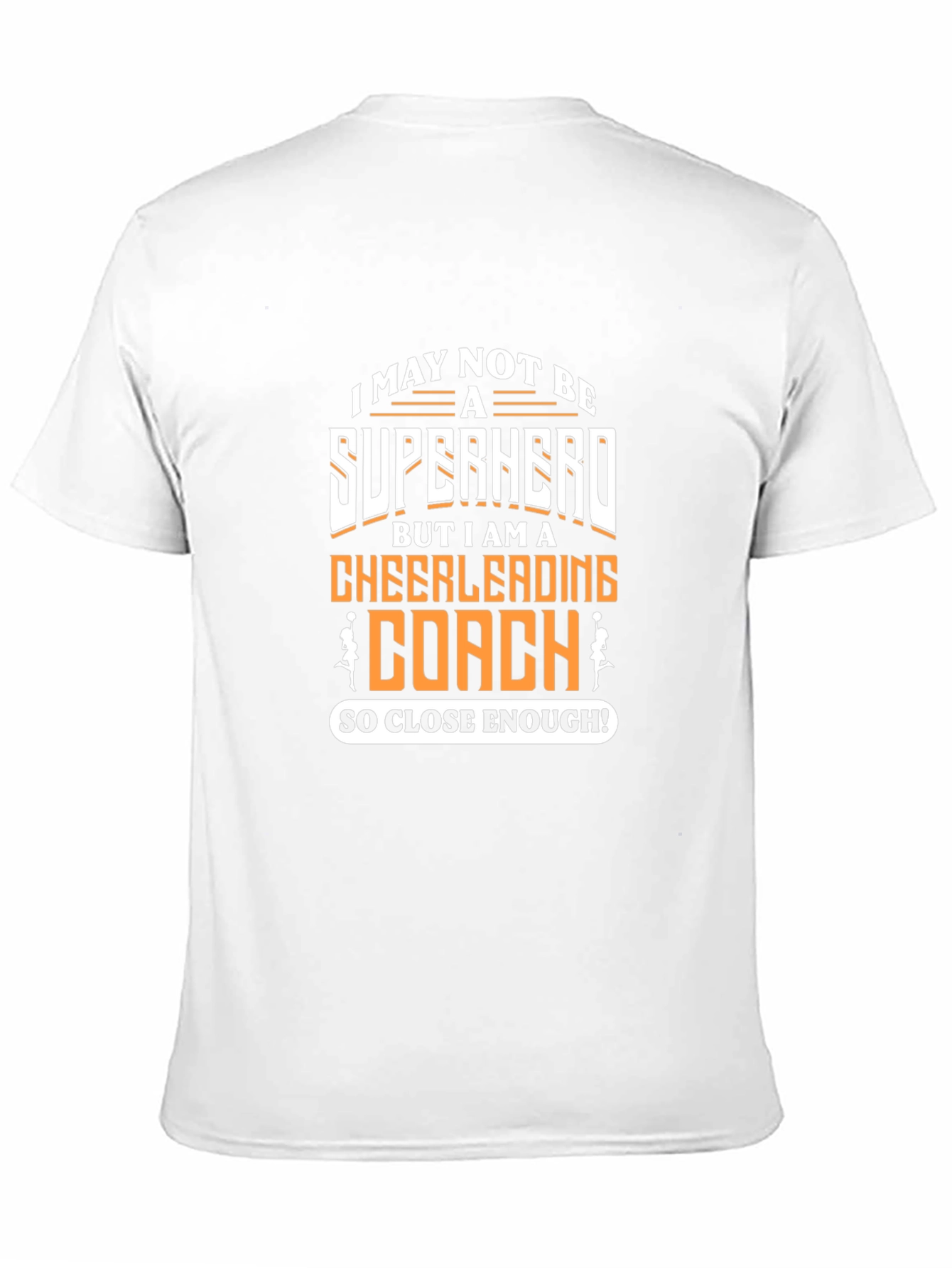 Cheerleading Coach Superhero Graphic T-Shirt