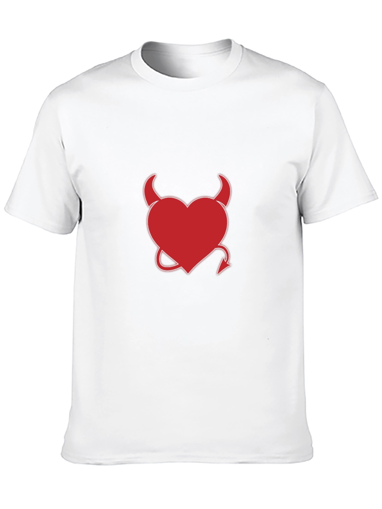 Devil Heart Graphic T-Shirt - Edgy Style