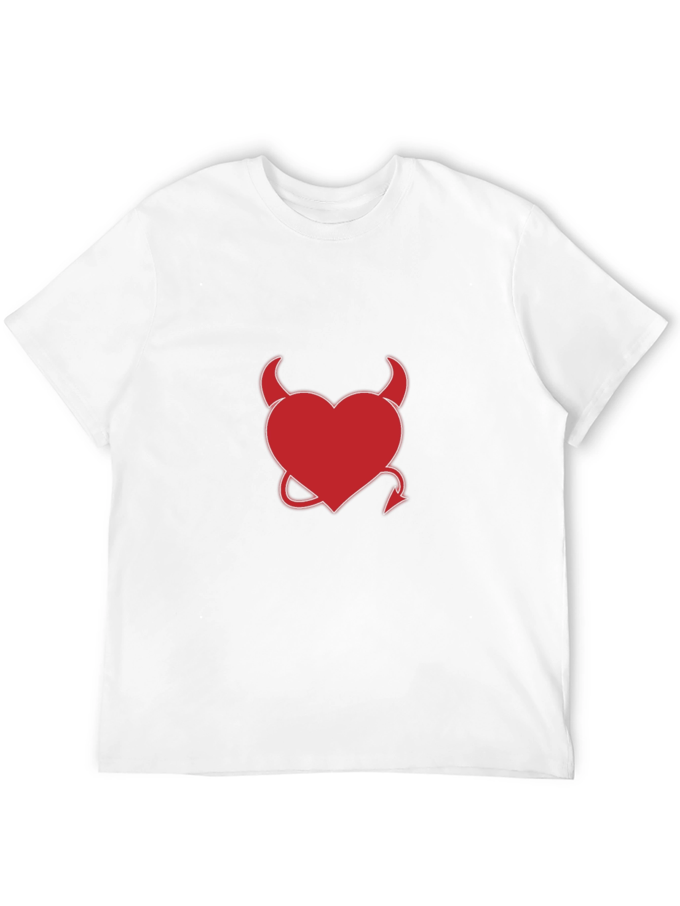 Devil Heart Graphic T-Shirt - Edgy Style