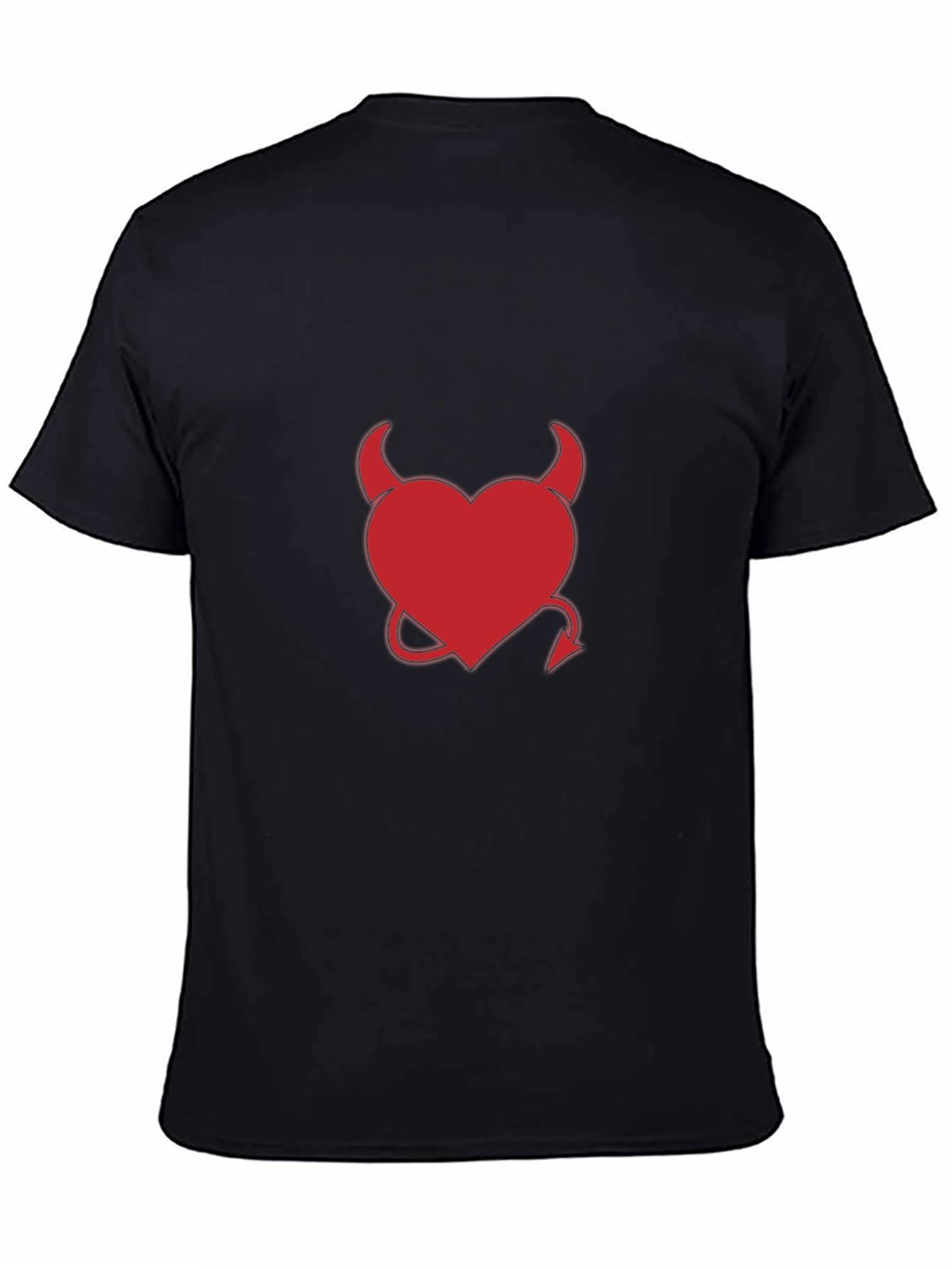 Devil Heart Graphic T-Shirt - Edgy Style