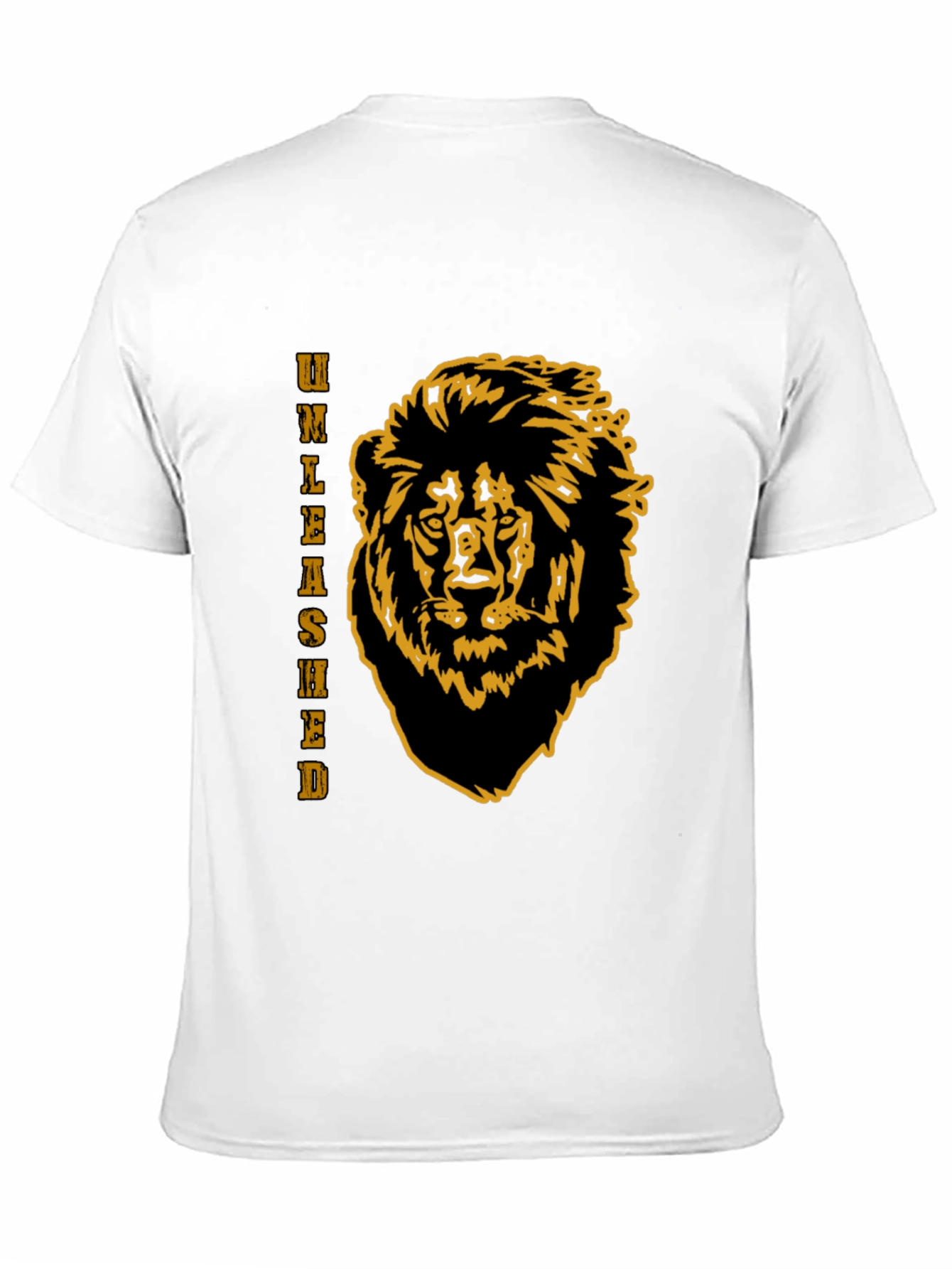 Unleashed Lion Graphic Tee - Black