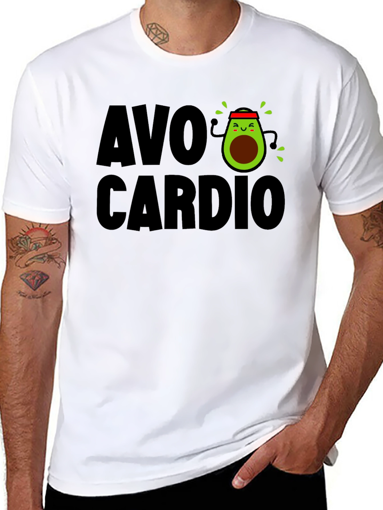 Avo Cardio Funny Workout T-Shirt