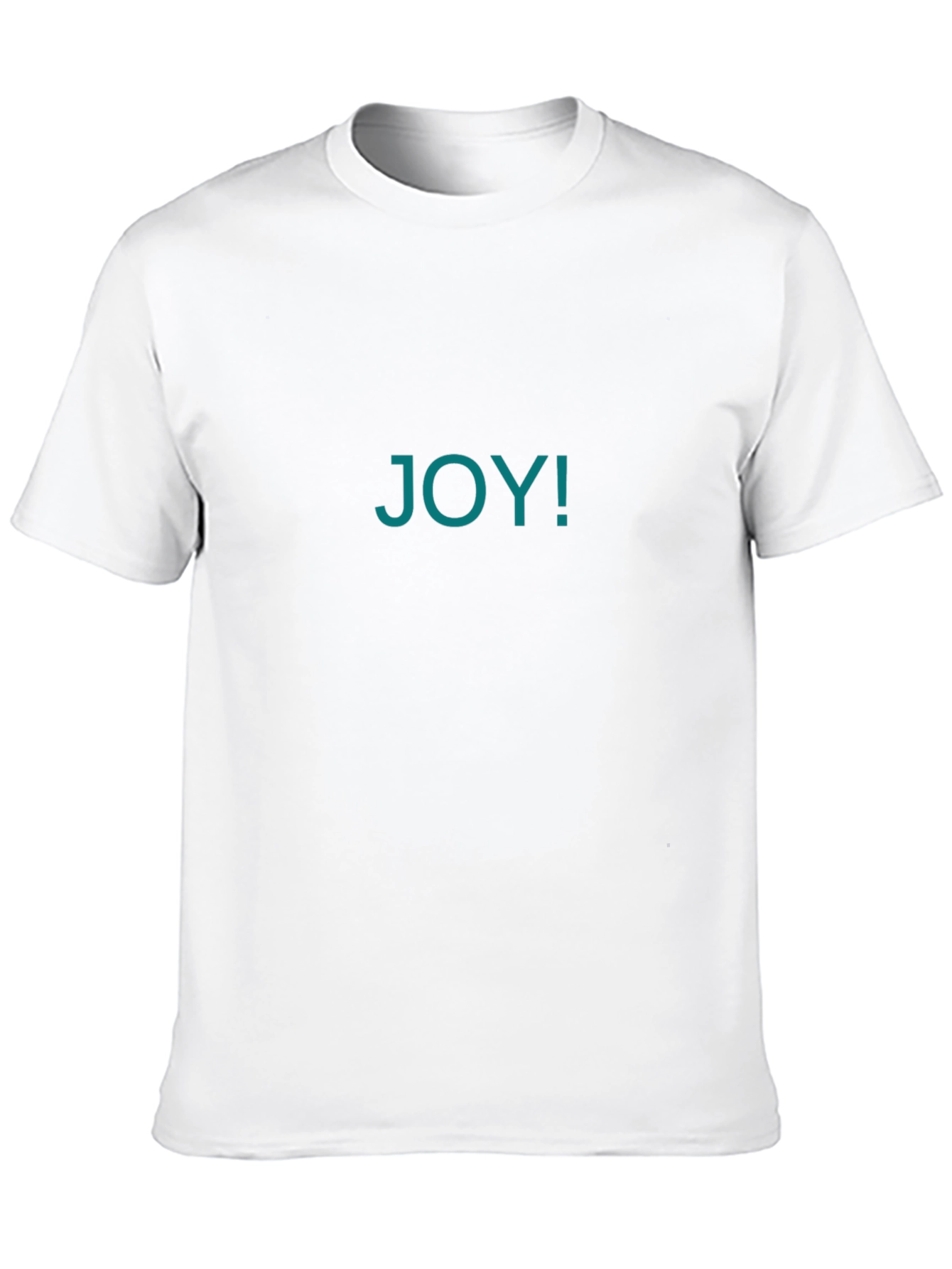 Joyful Black T-Shirt - Express Your Happiness!