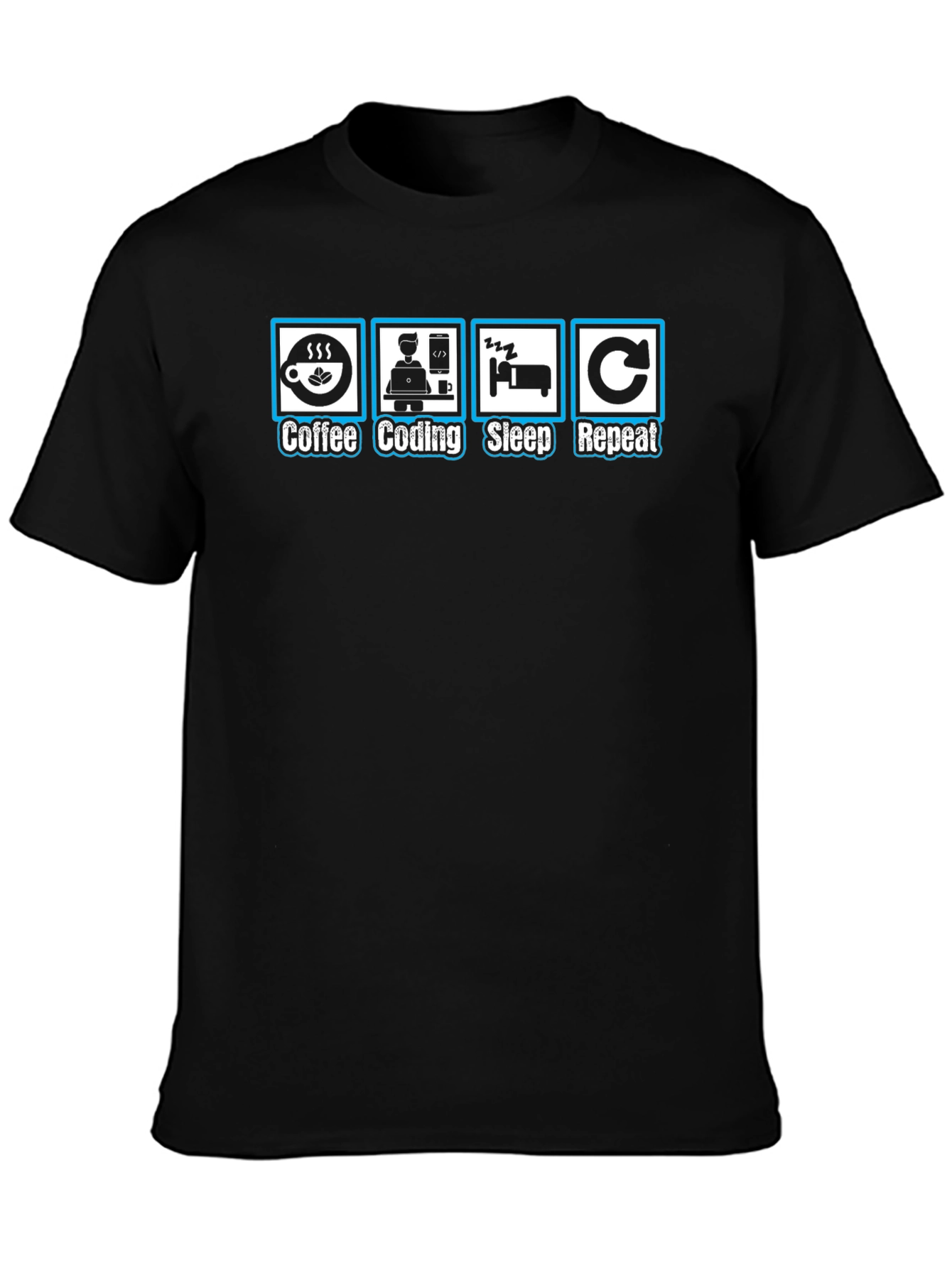 Coffee Coding Sleep Repeat T-Shirt