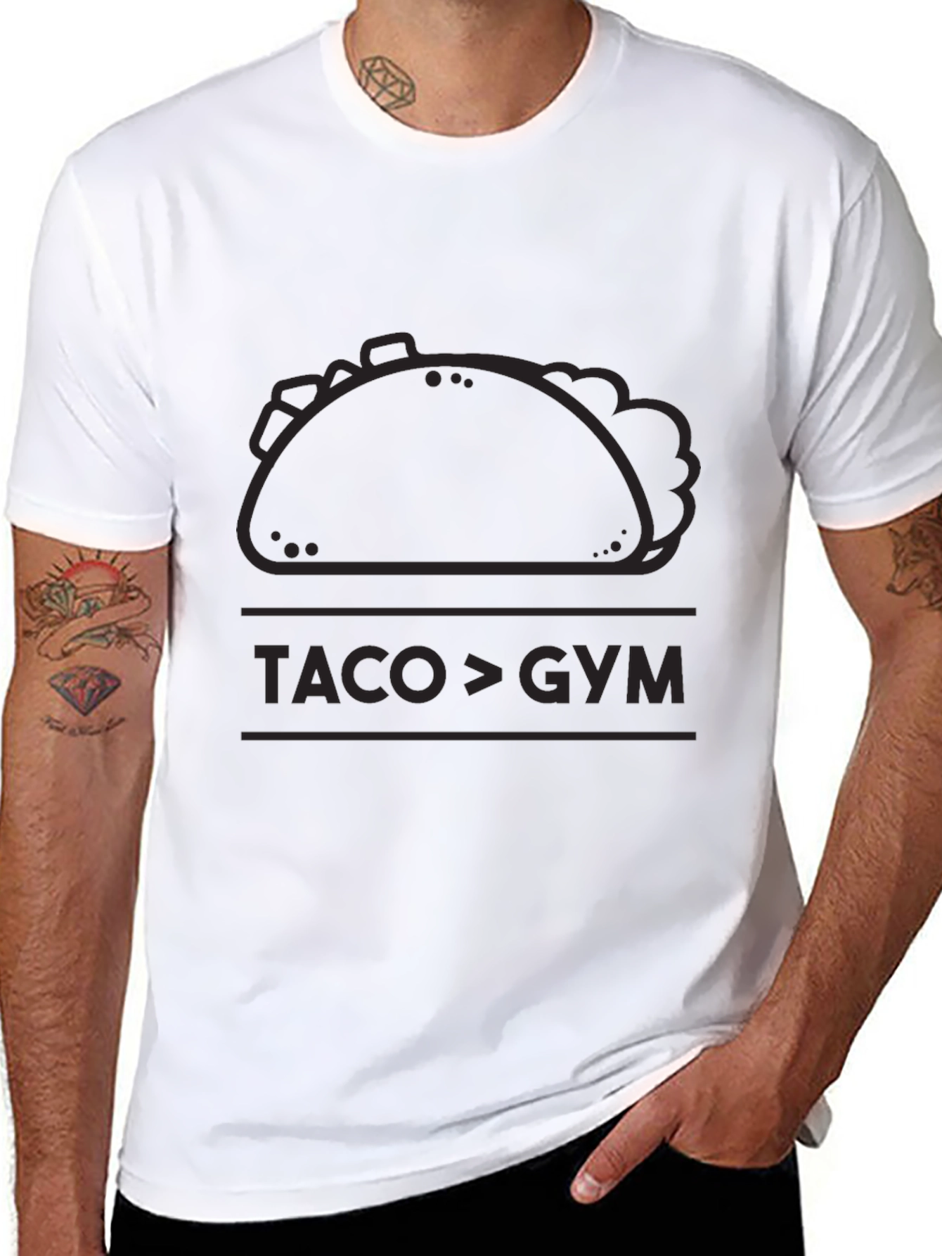 Taco > Gym Mens Graphic T-Shirt