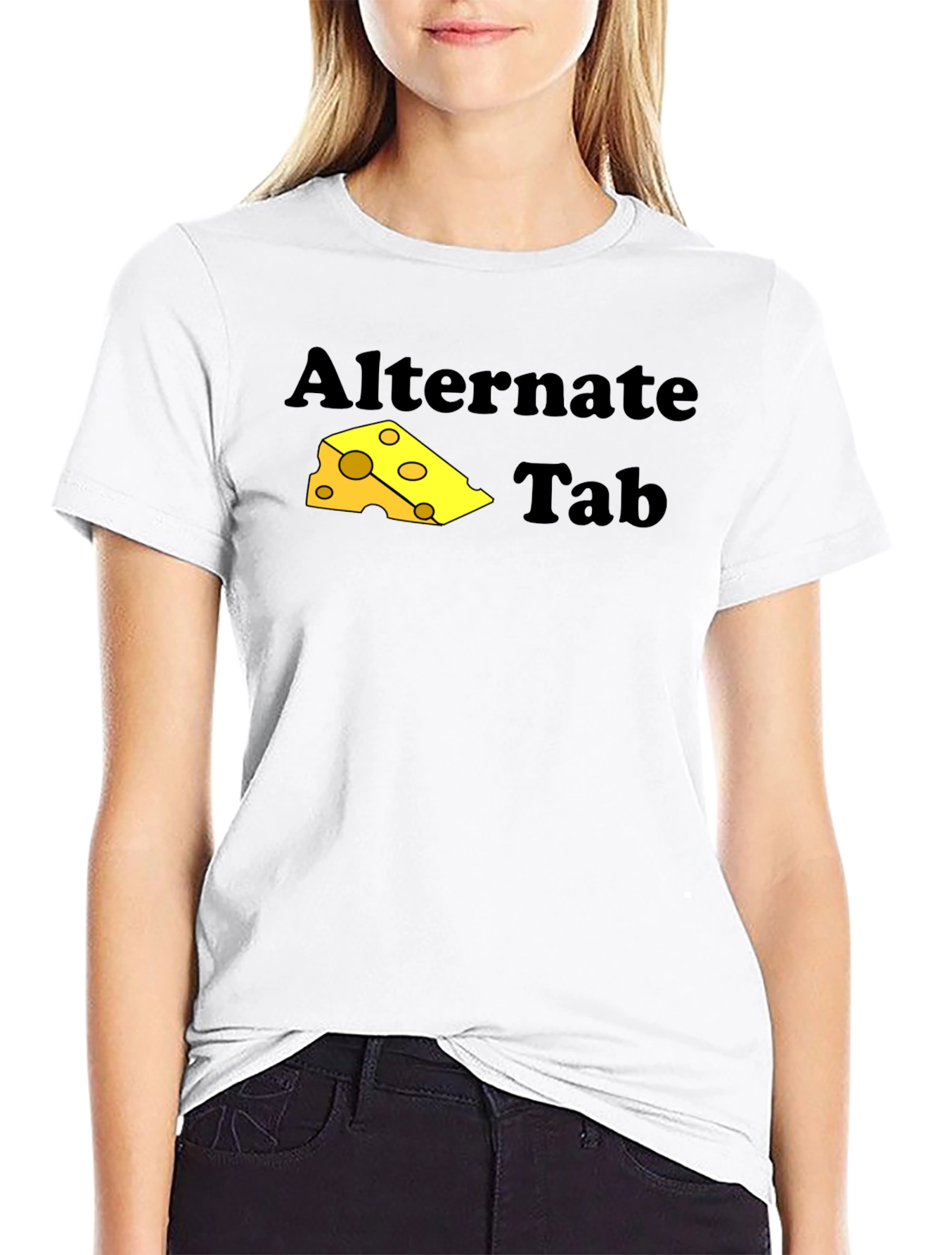 Alternate Cheese Tab T-Shirt - Funny Programmer Tee