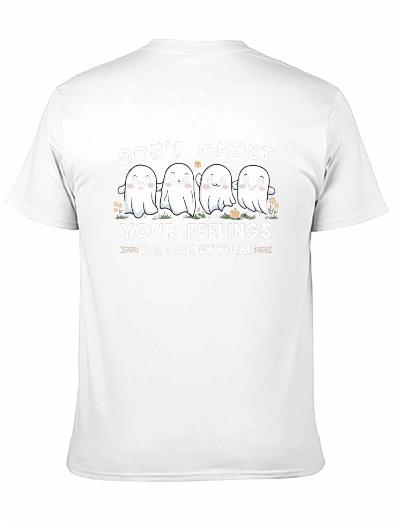 Dont Ghost Your Feelings Black T-Shirt