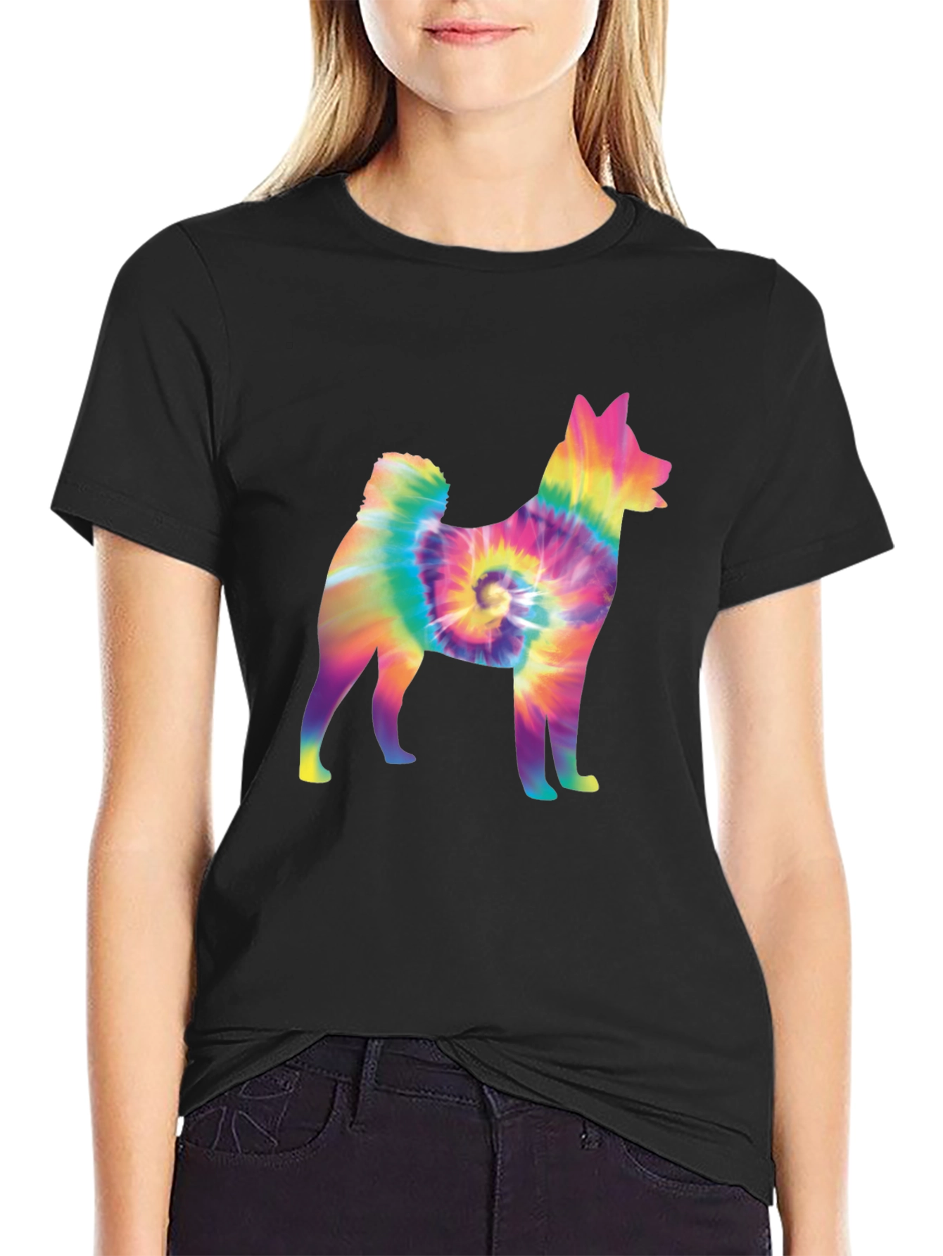 Tie-Dye Dog Graphic Tee