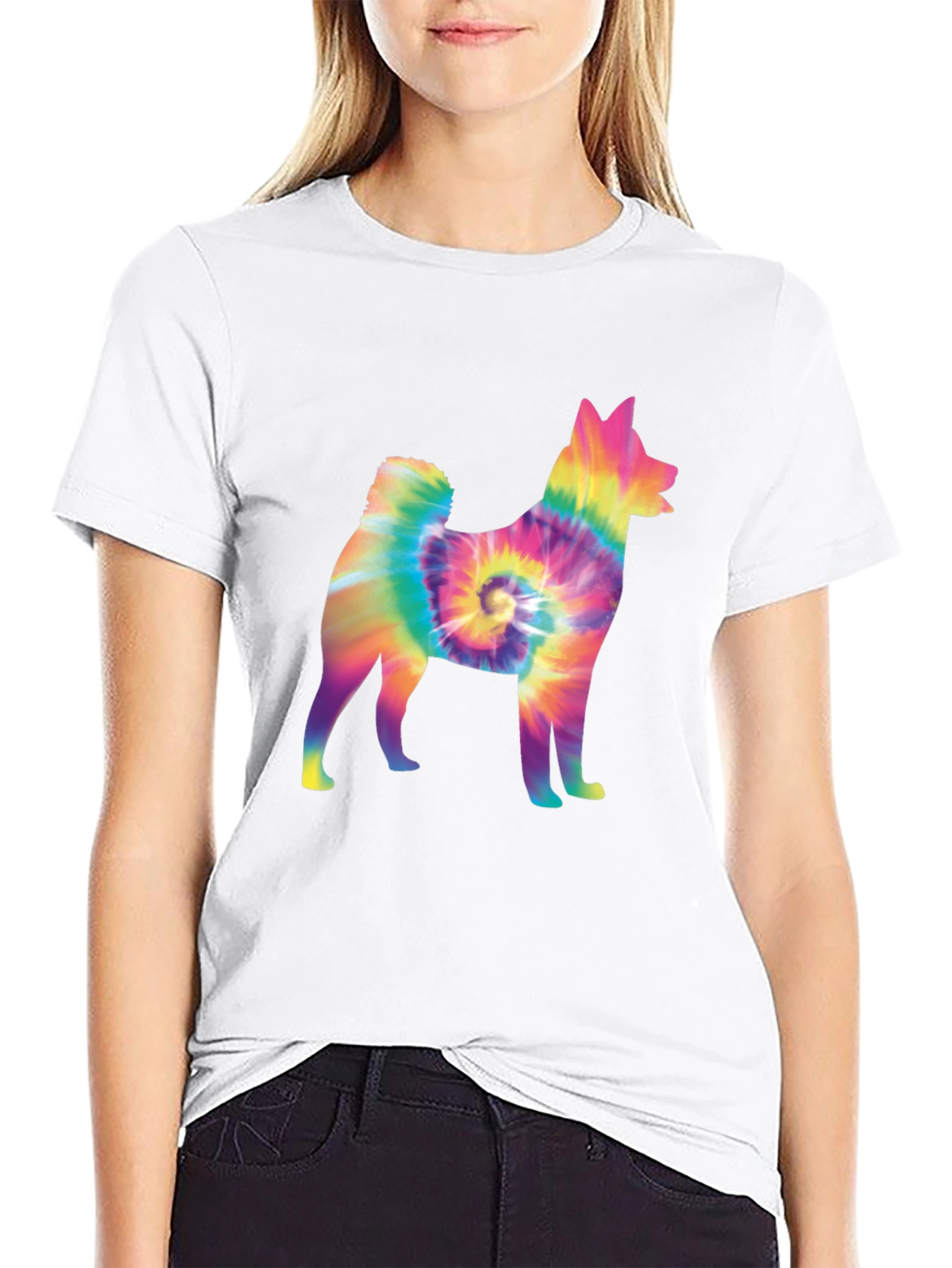 Tie-Dye Dog Graphic Tee