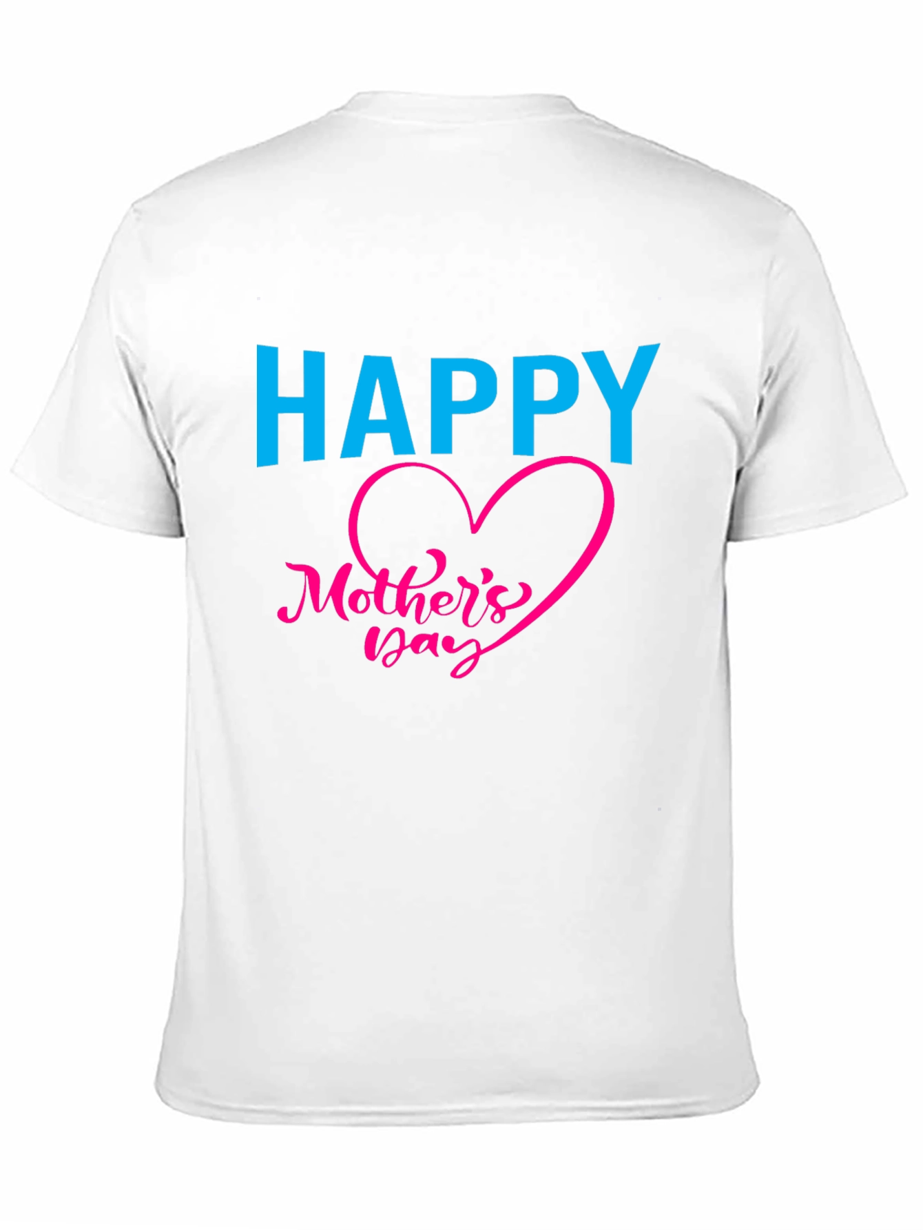 Happy Mothers Day Black T-Shirt