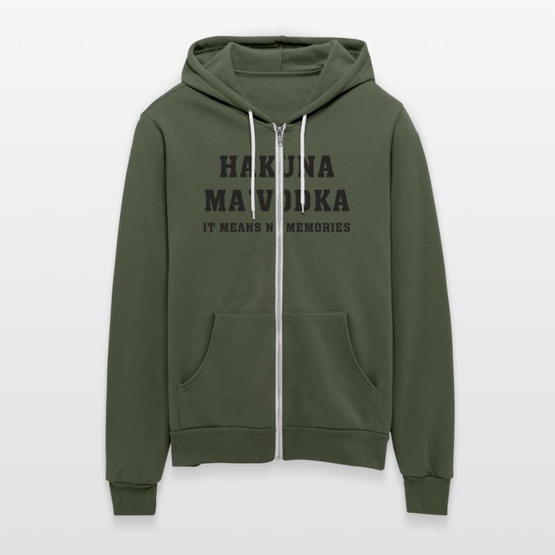 Hakuna Ma'vodka It Means No Memories Apparel