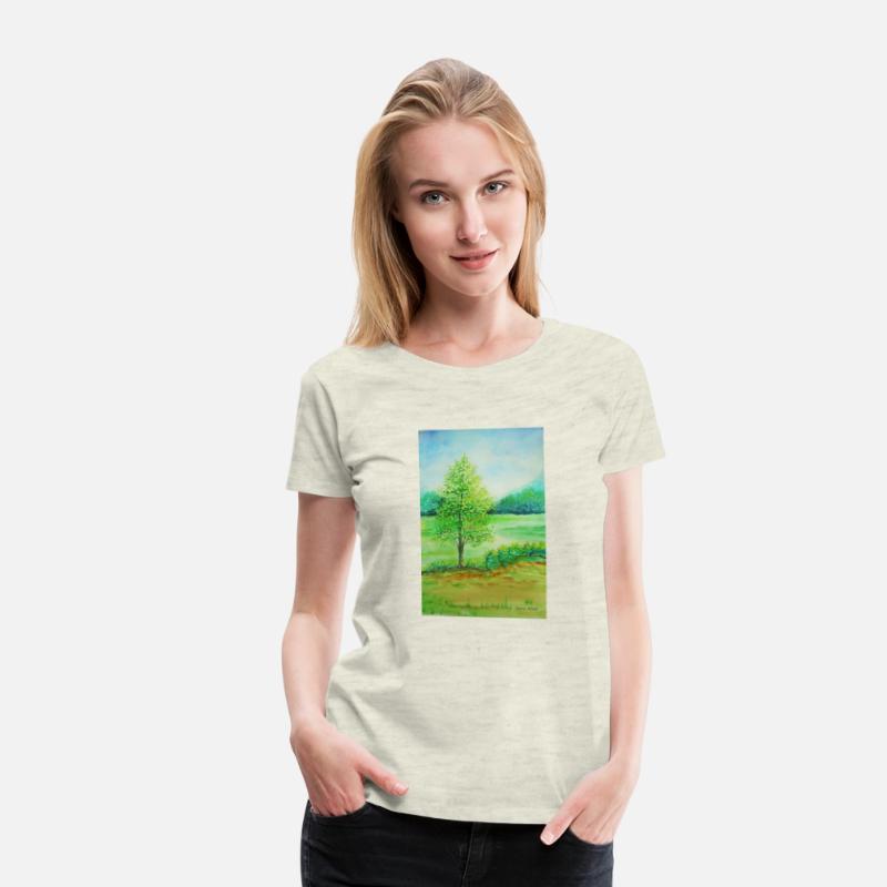 Handmade Watercolor Nature Painting