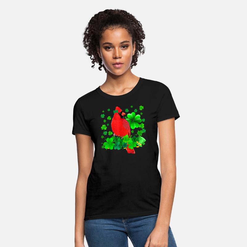 Happy St Patrick s Day Cardinal Bird With Sha