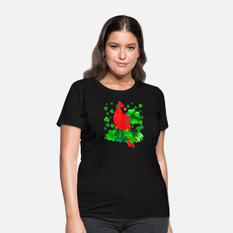 Happy St Patrick s Day Cardinal Bird With Sha