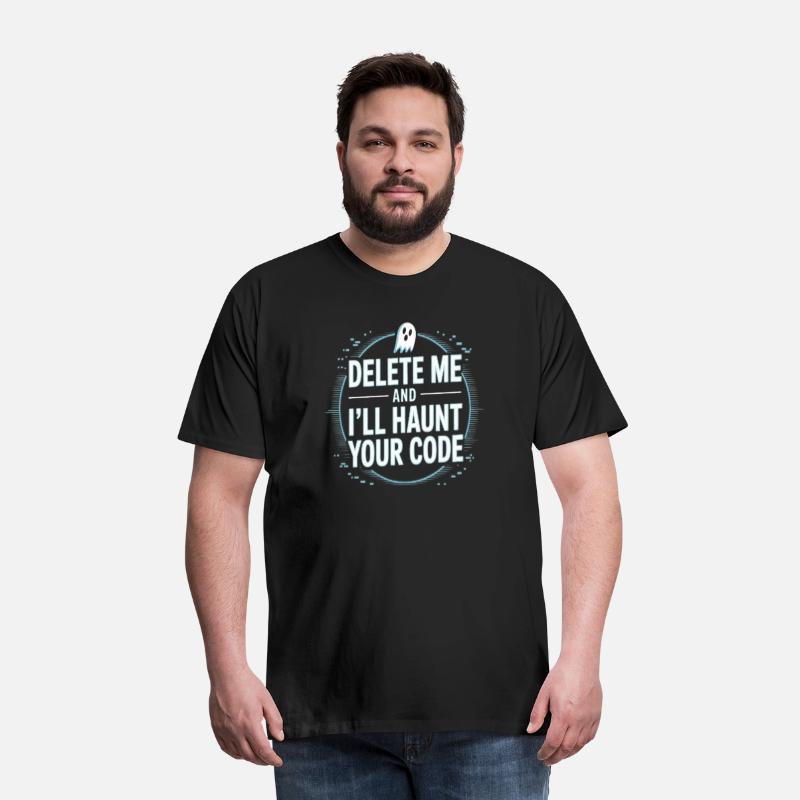 Haunt Your Code – AI Warning Tech T-Shirt