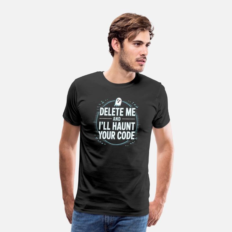 Haunt Your Code – AI Warning Tech T-Shirt