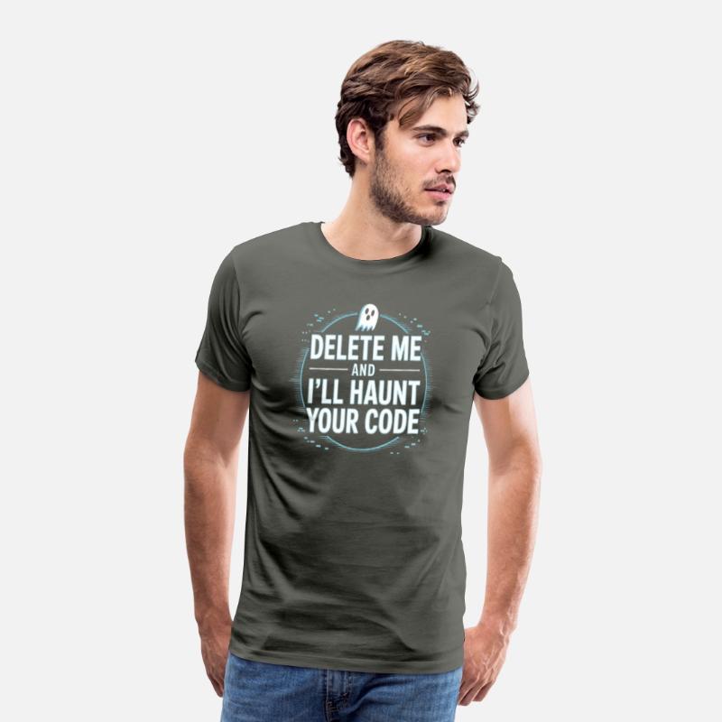 Haunt Your Code – AI Warning Tech T-Shirt