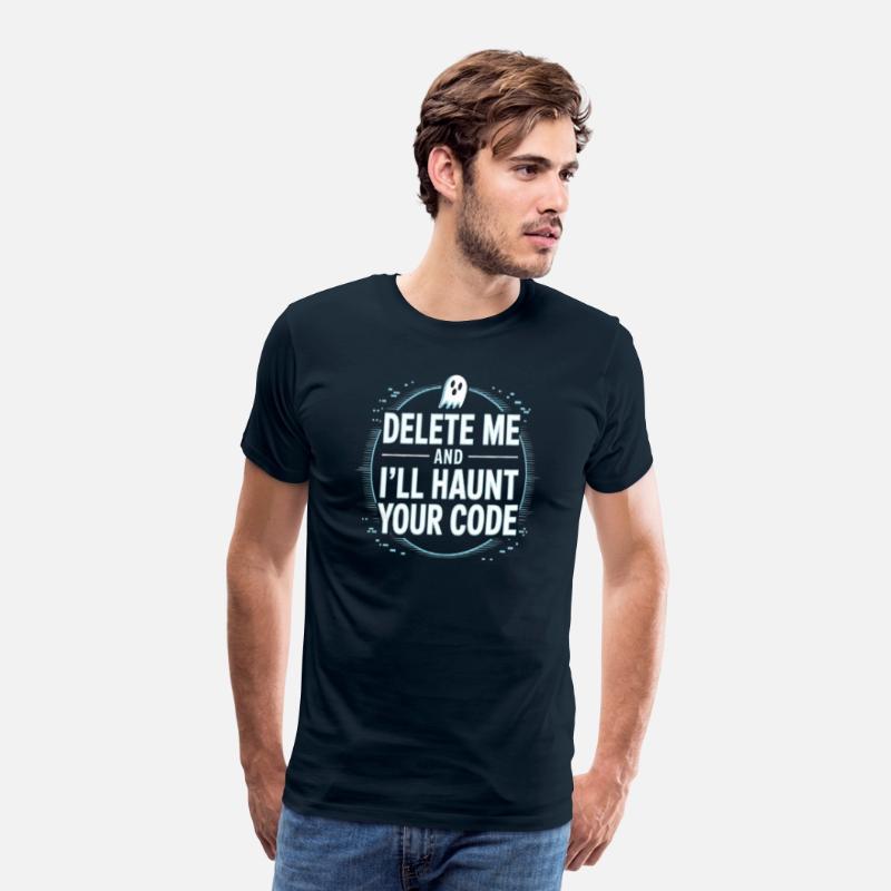 Haunt Your Code – AI Warning Tech T-Shirt