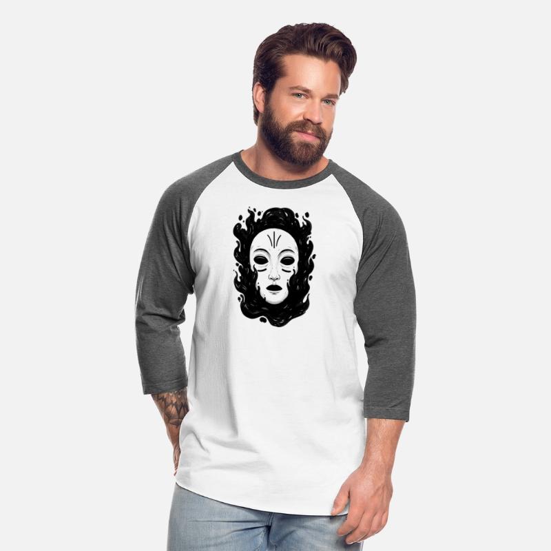 Haunted Spirit Mask with Flowing Shadows – Dark Go
