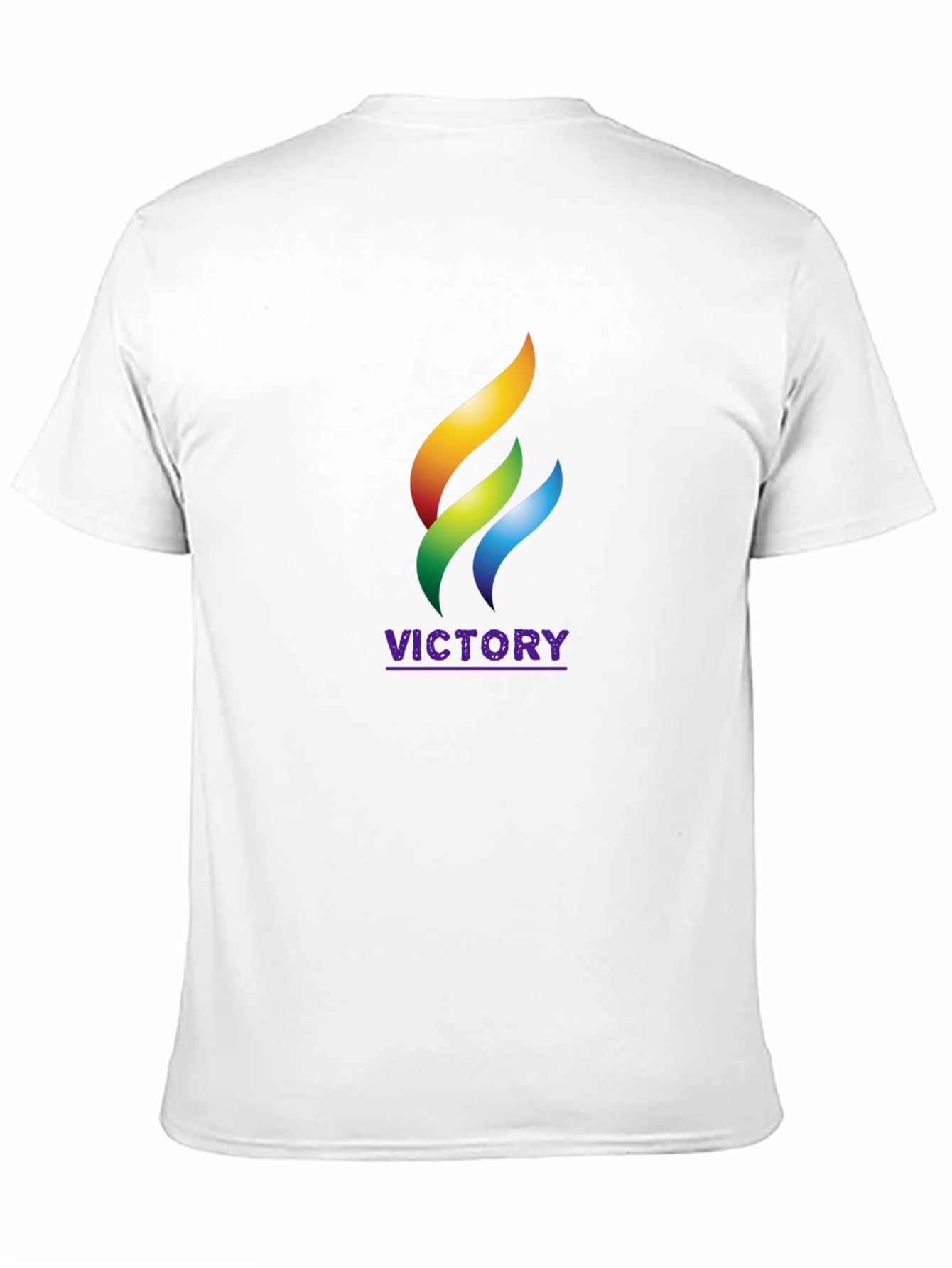 Victory Flame Graphic Black T-Shirt