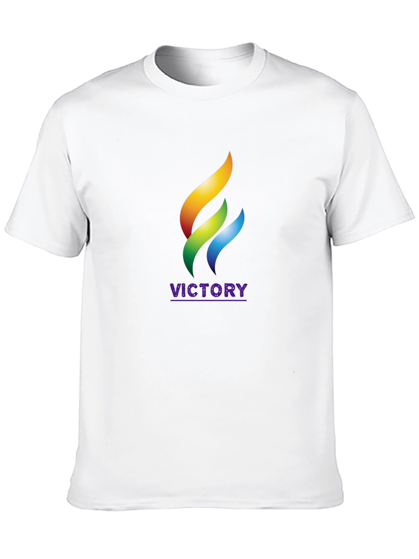 Victory Flame Graphic Black T-Shirt