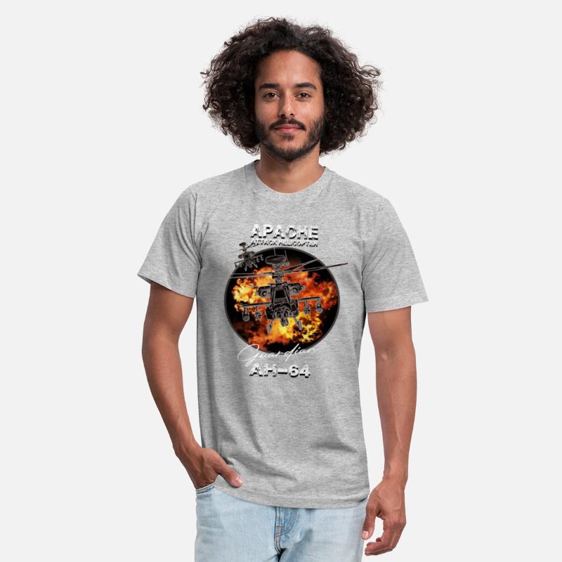 Helicopter AH-64 Apache Gift Veterans Tee T-Shirt
