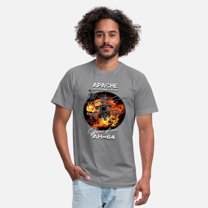 Helicopter AH-64 Apache Gift Veterans Tee T-Shirt