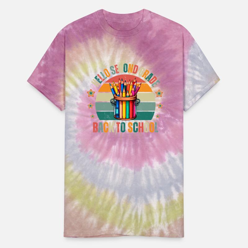 Hello 2nd Grade Back To School Vintage