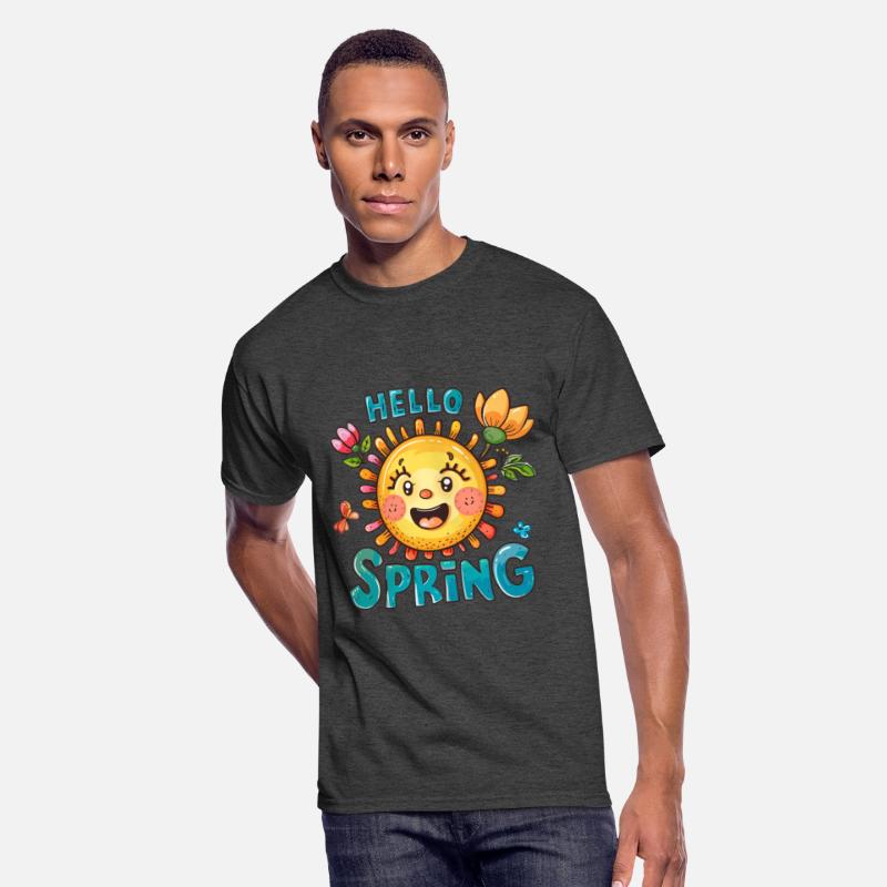 Hello Spring Sun Flowers Gardening Season
