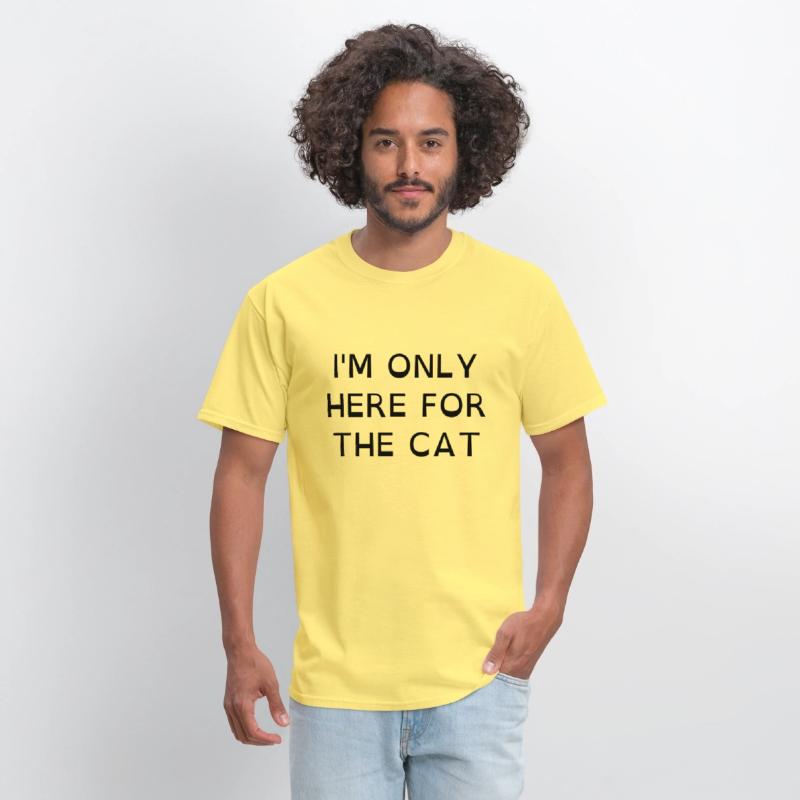 Here for the Cat (black text)