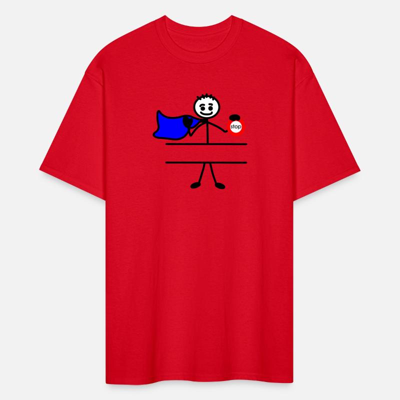 Hero with cape and sign stop
