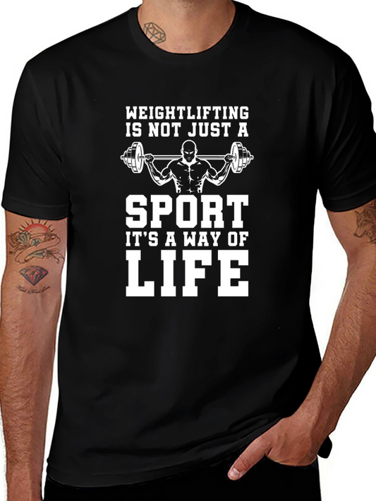 Weightlifting Lifestyle Graphic T-Shirt
