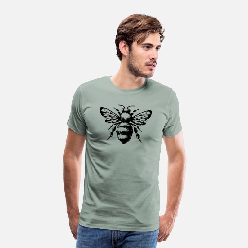 Honey Bee Insect Art Vector path4