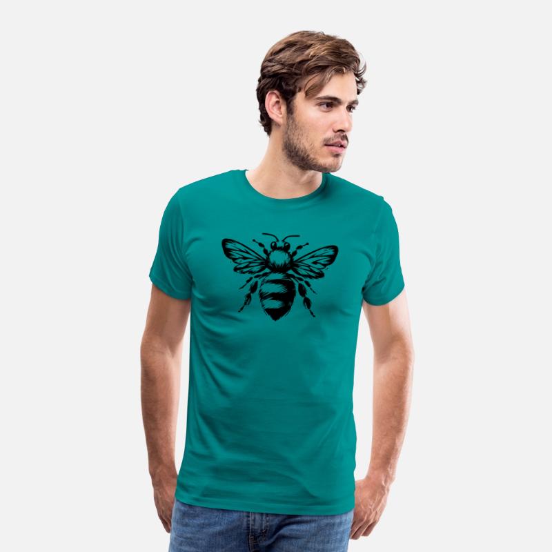 Honey Bee Insect Art Vector path4