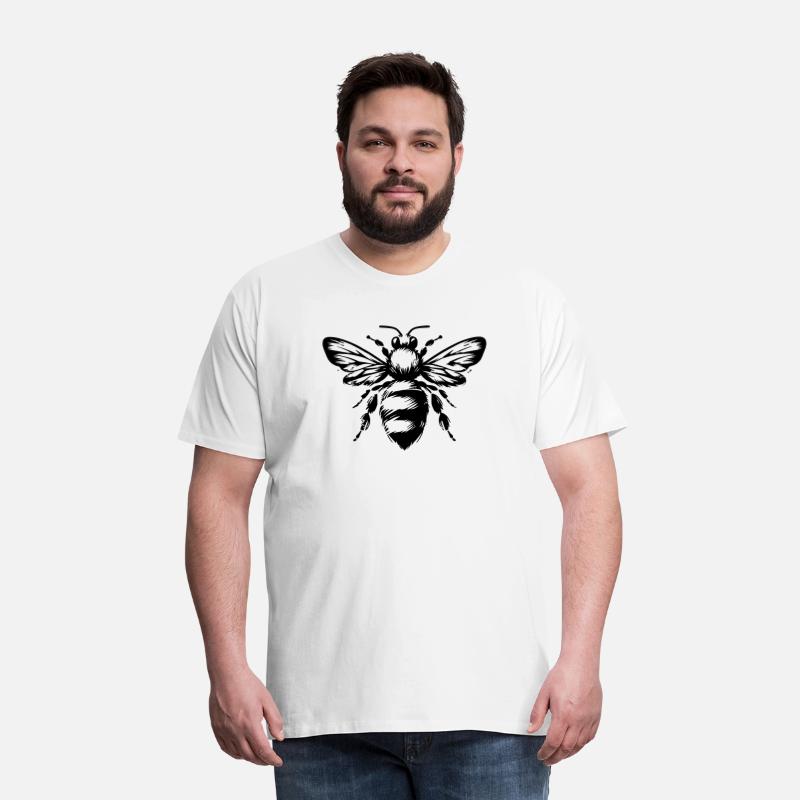 Honey Bee Insect Art Vector path4