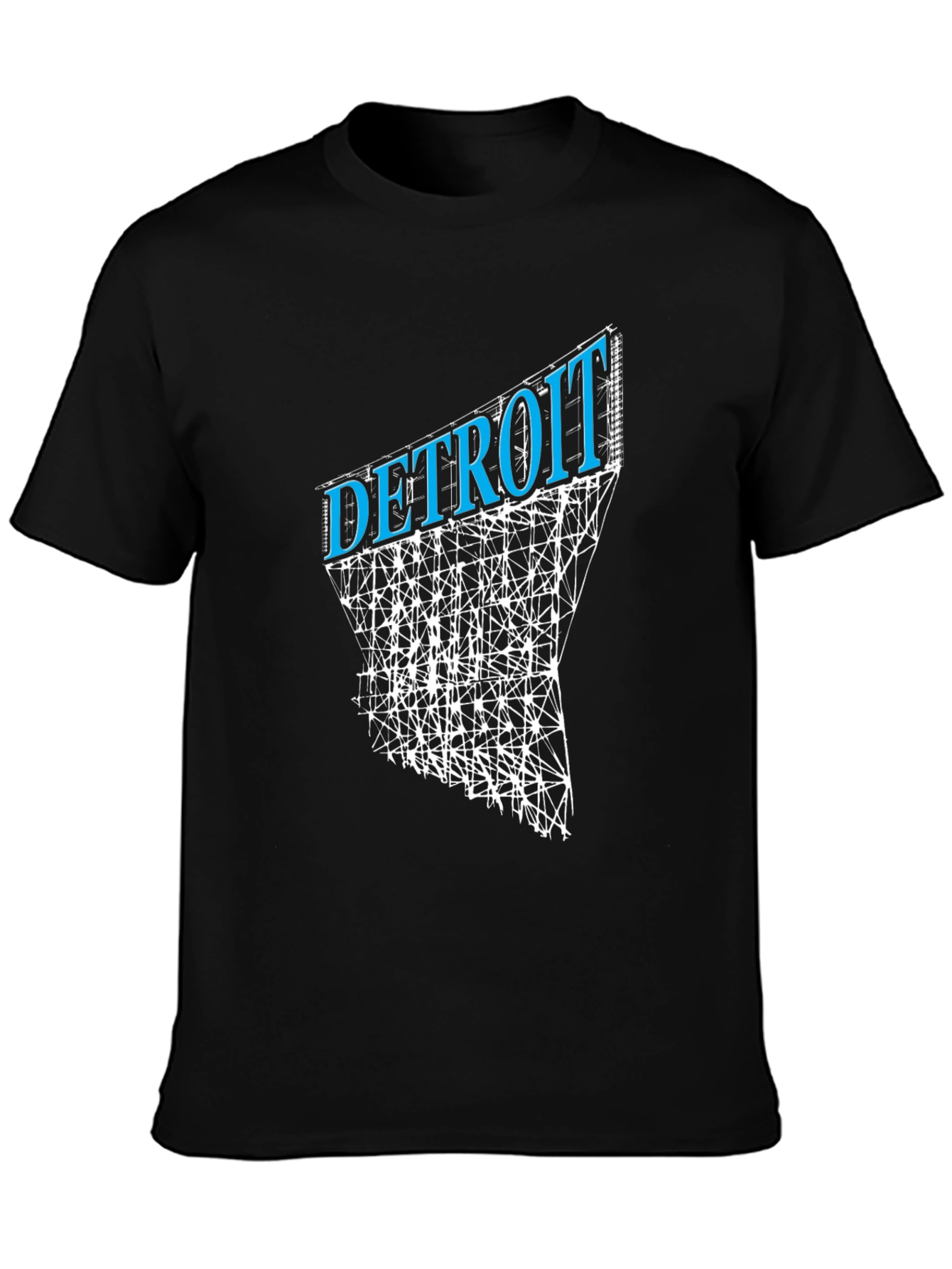 Detroit Graphic Tee - Urban Style Black T-Shirt