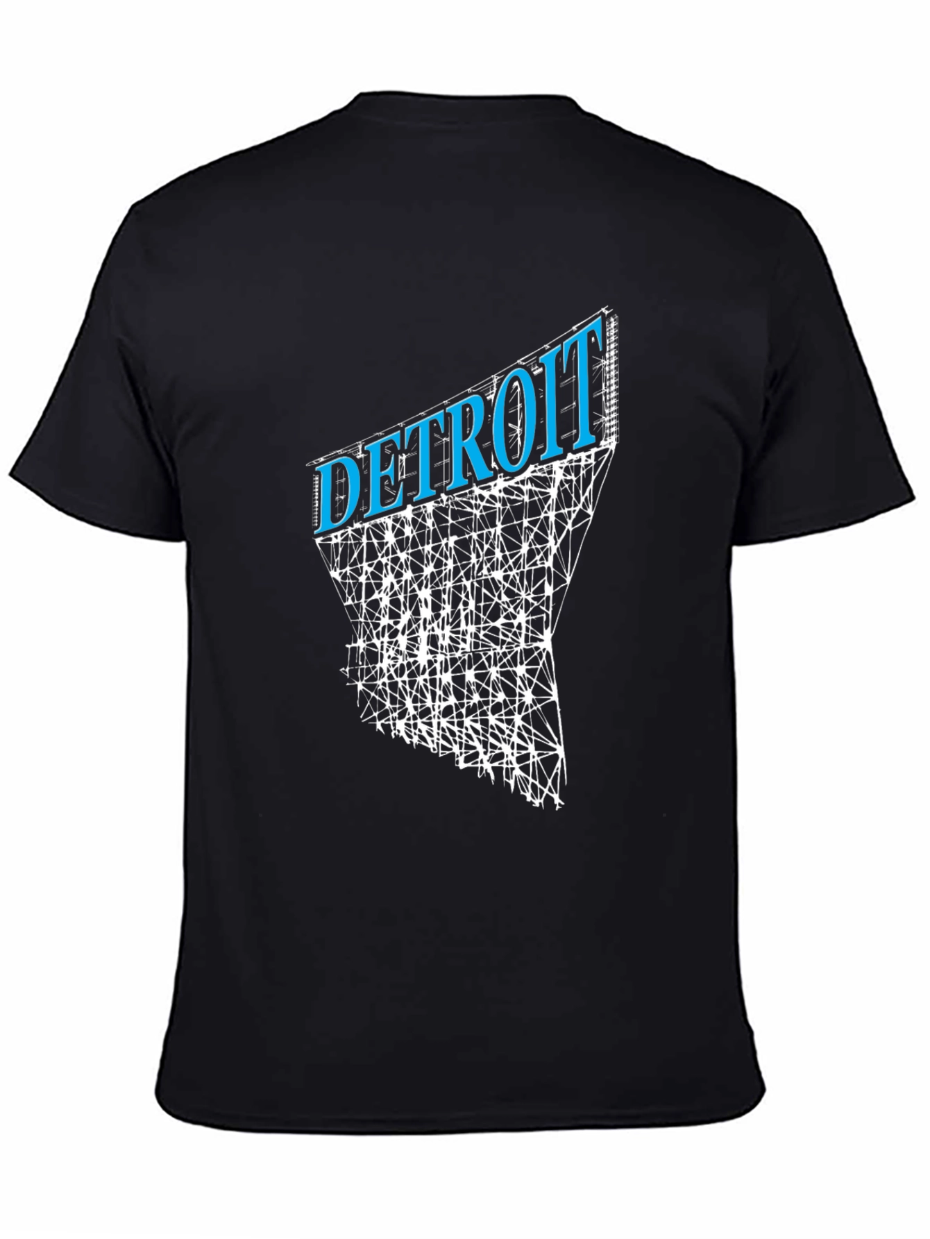 Detroit Graphic Tee - Urban Style Black T-Shirt