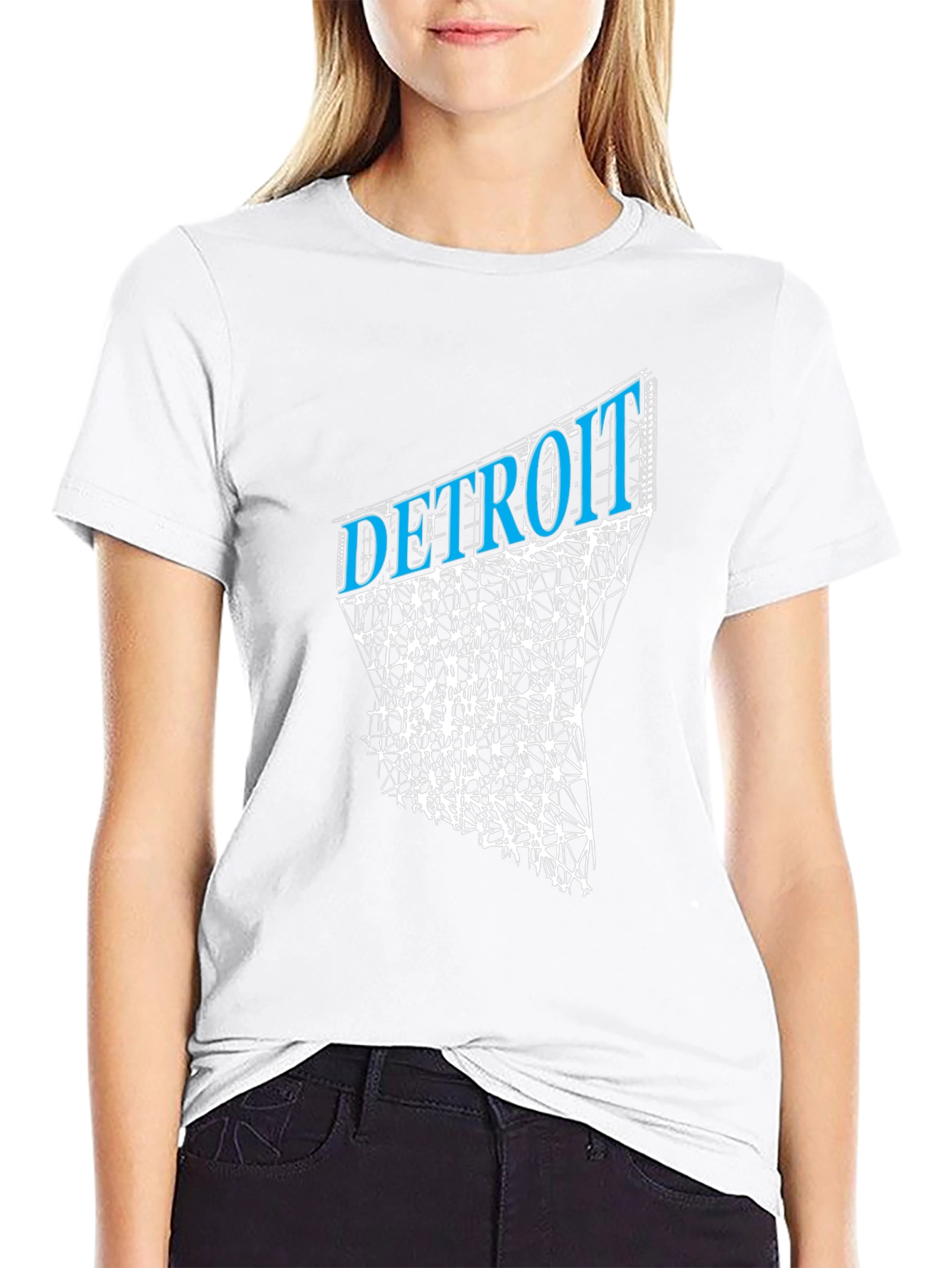 Detroit Graphic Tee - Urban Style Black T-Shirt
