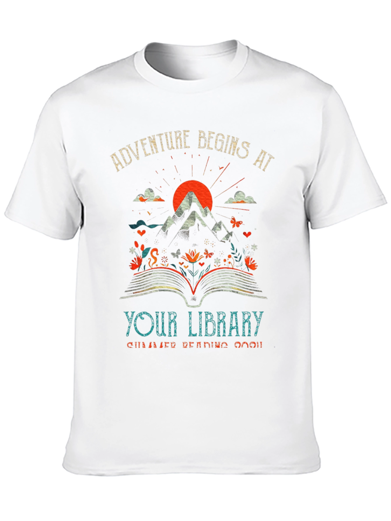 Adventure Begins at Your Library T-Shirt