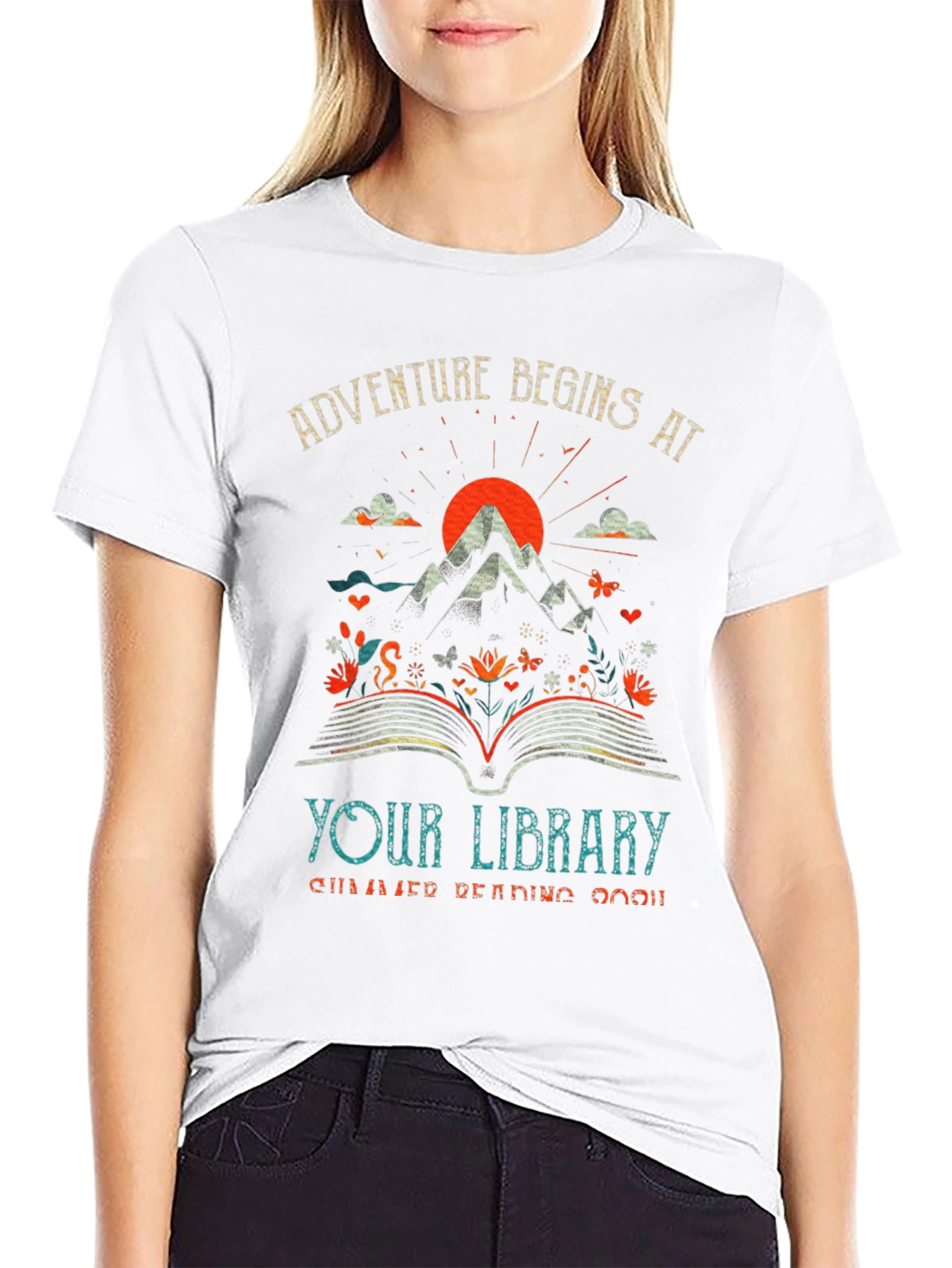 Adventure Begins at Your Library T-Shirt