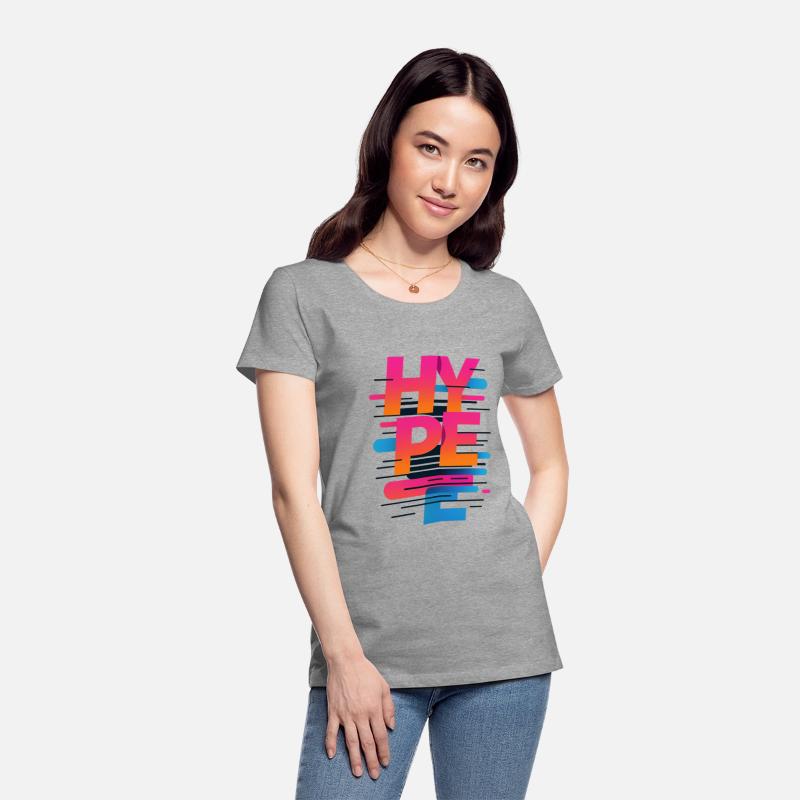 HYPE — Glitched Gradient Typography Art