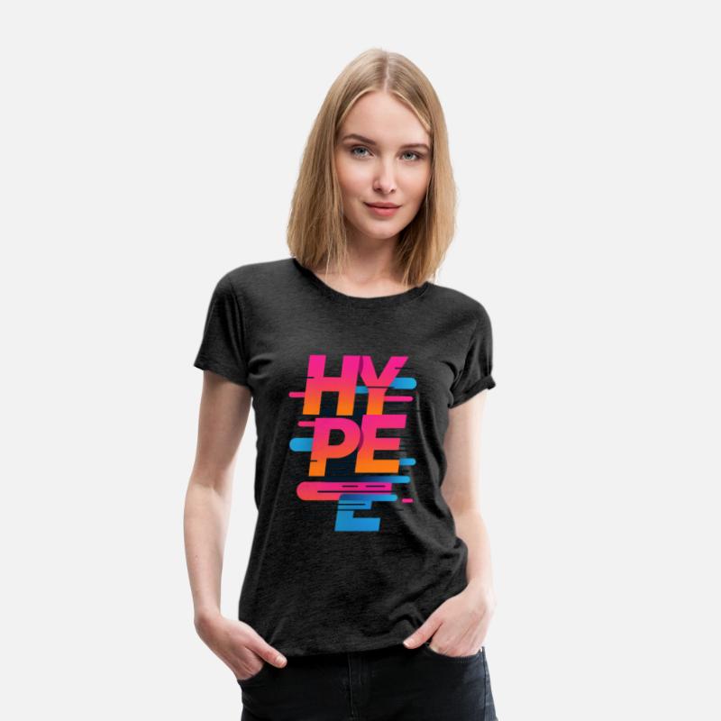 HYPE — Glitched Gradient Typography Art