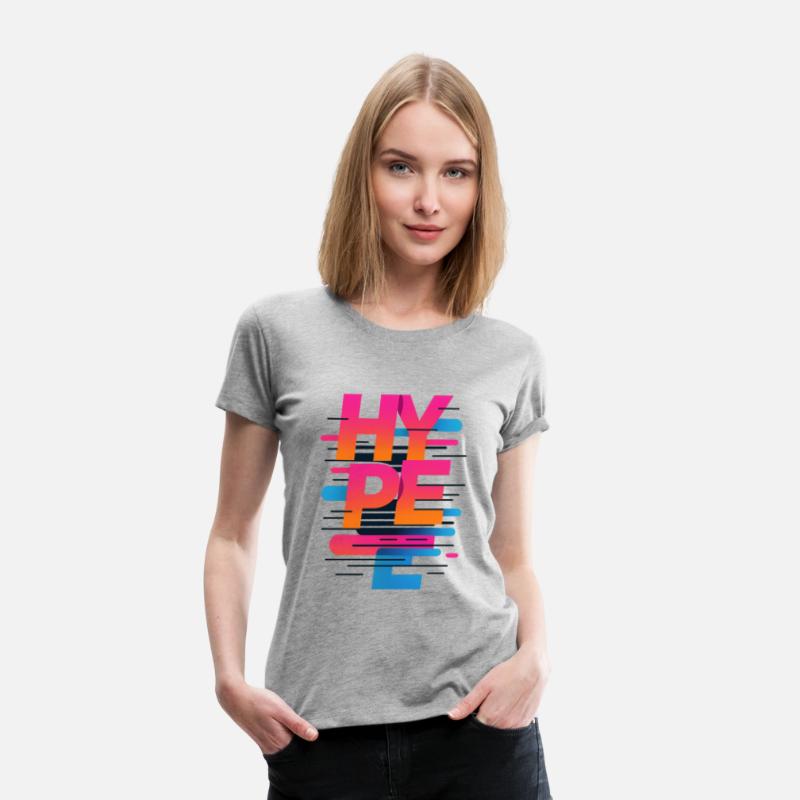 HYPE — Glitched Gradient Typography Art